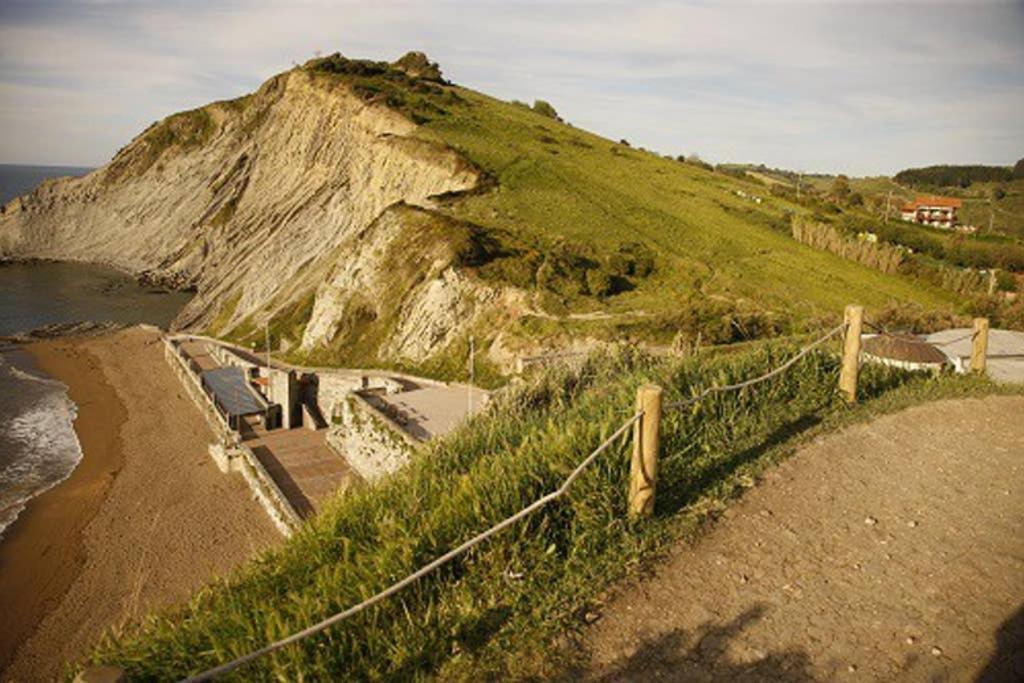 2 Habit, Sala, Terraza, Jardin, Parking Gratis Daire Zumaia Dış mekan fotoğraf